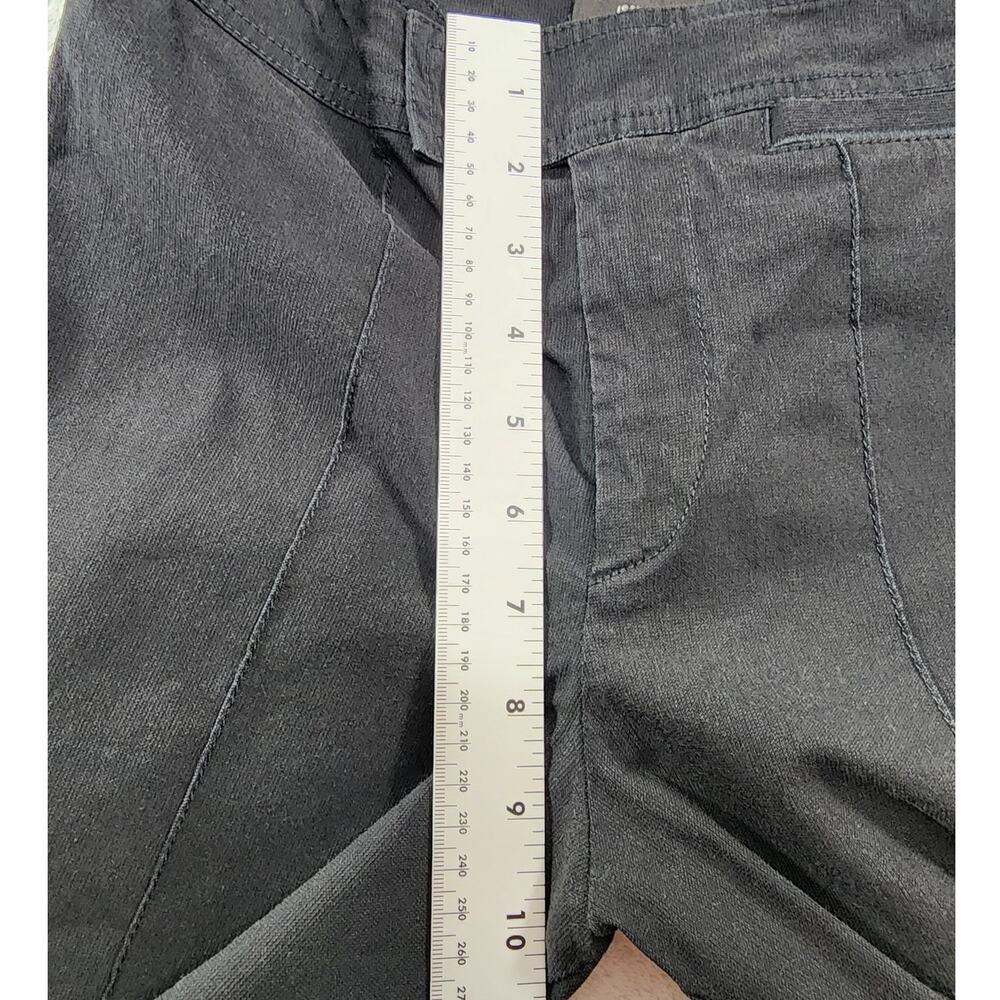 Isabel Marant Pants Women 34 US‎ 2 Black Lyre Front Seam Kick Flare Crop Stretch - Picture 7 of 10